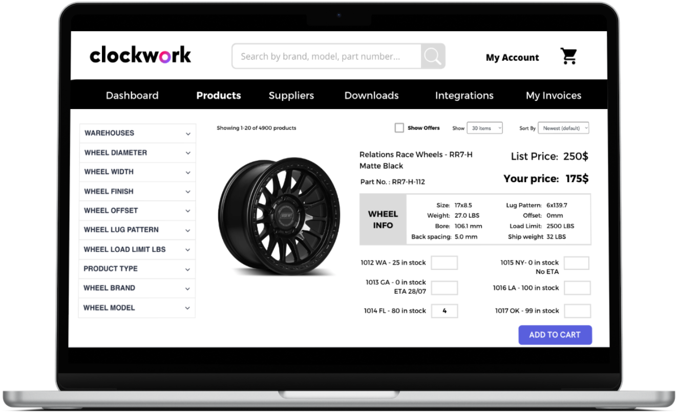 Clockwork Tyres storefront